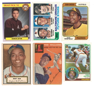 1950-1992 Assorted Baseball Card Collection (82) Including Several Hall Of Fame Rookie Cards!